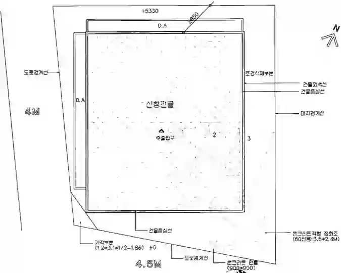 황금하이츠빌라 배치도 이미지
